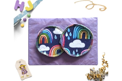 Buy  Breast Pads Rainbows and Raindrops now using this page